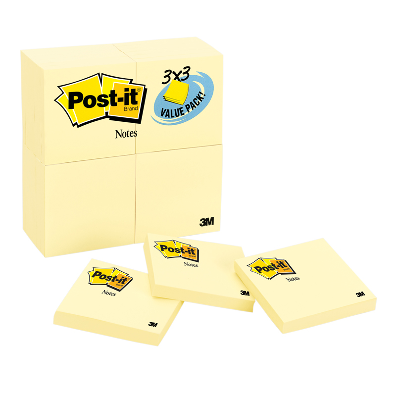 Post-It Notes Value Pk 24 Pads 3x3