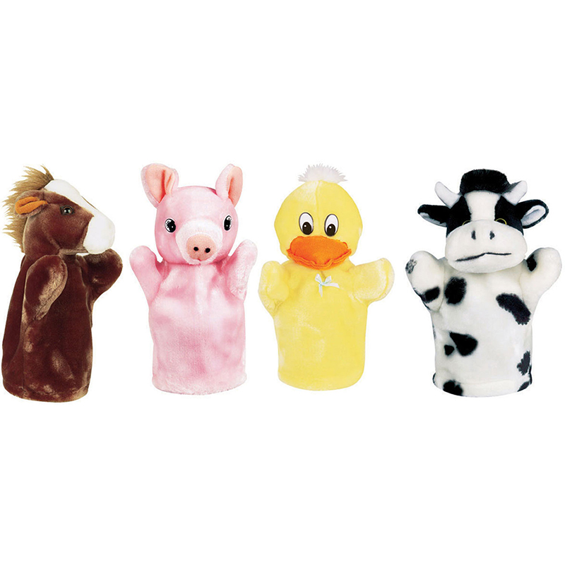 Farm Puppet Set I Includes Duck Pig