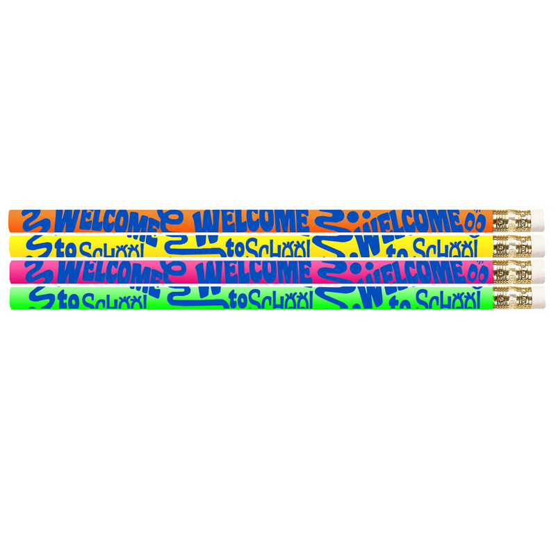 (12 Dz) Welcome To School Pencils