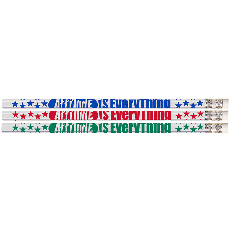 12 Pk Attitude Is Evrything Pencil