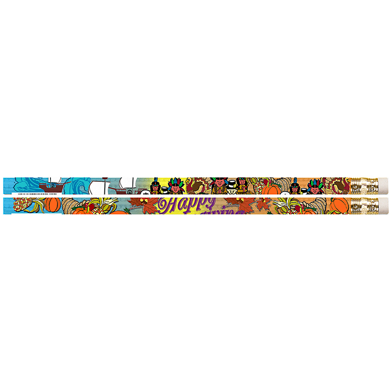 (12 Dz) Thanksgiving Glitz Pencils