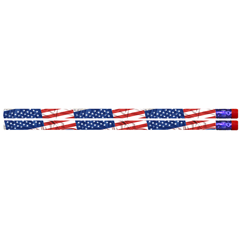 Flags & Fireworks Pencil Pack Of 12