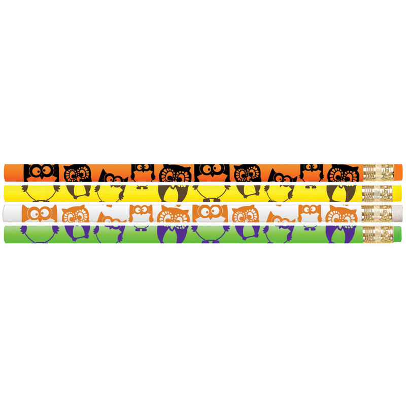 Owl Motivational Pencils 12pk