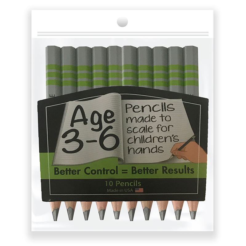 Write Size 4in Pencils 10 Count Pk