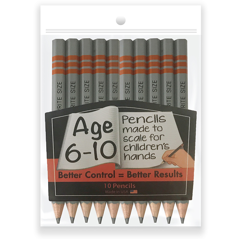 Write Size Pencils 4.75in 10 Pk