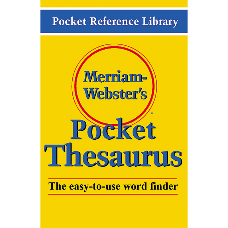 Merriam Websters Pocket Thesaurus