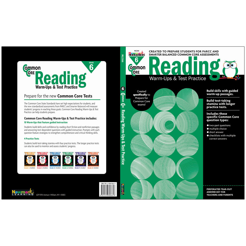Common Core Reading Gr 6 Warmups &