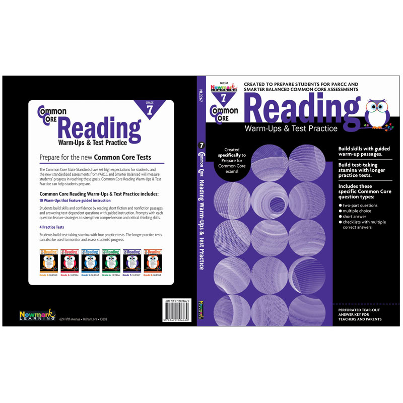 Common Core Reading Gr 7 Warmups &