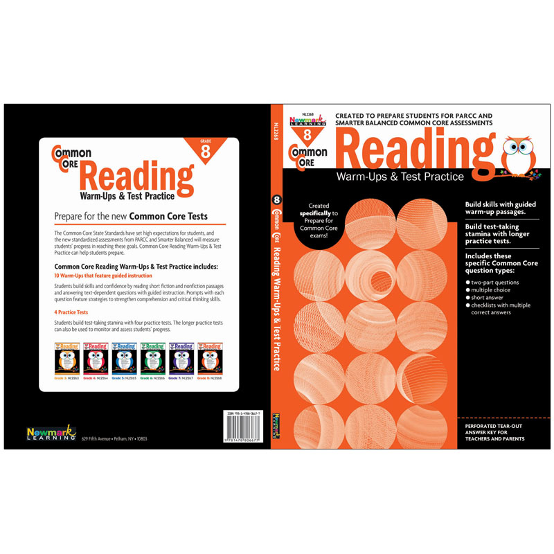 Common Core Reading Gr 8 Warmups &