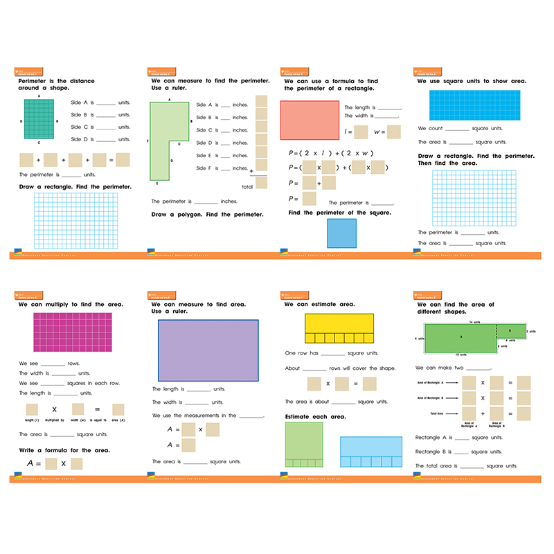 Perimeter And Area Posters