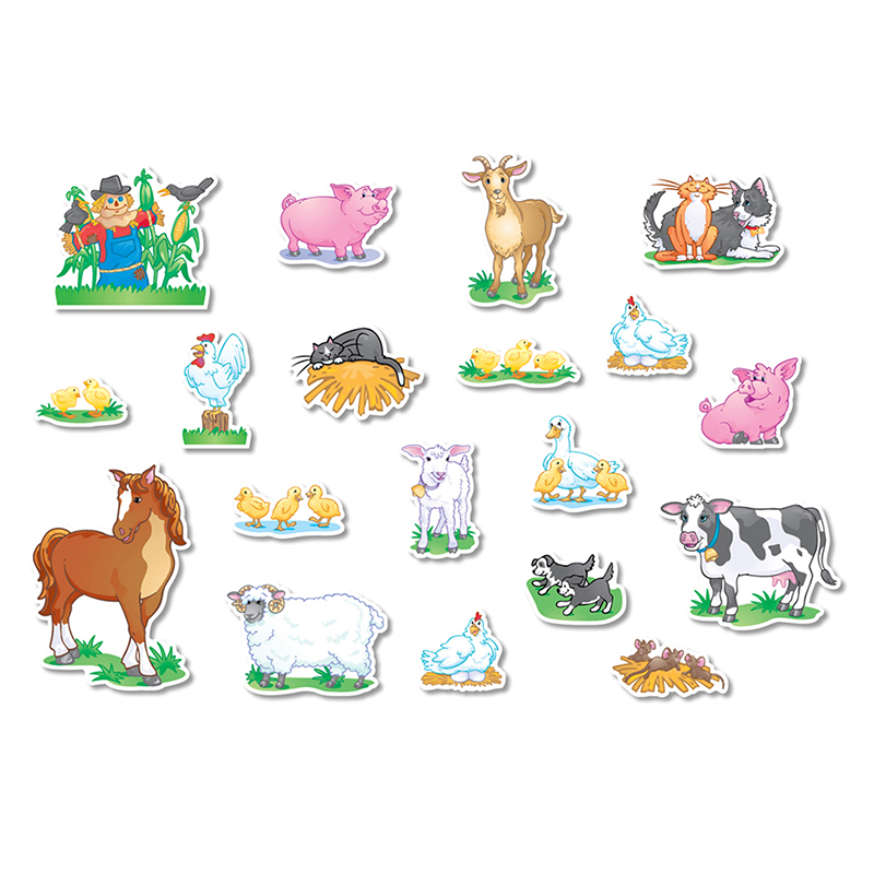 (6 Pk) Bb Accents Farm Animals