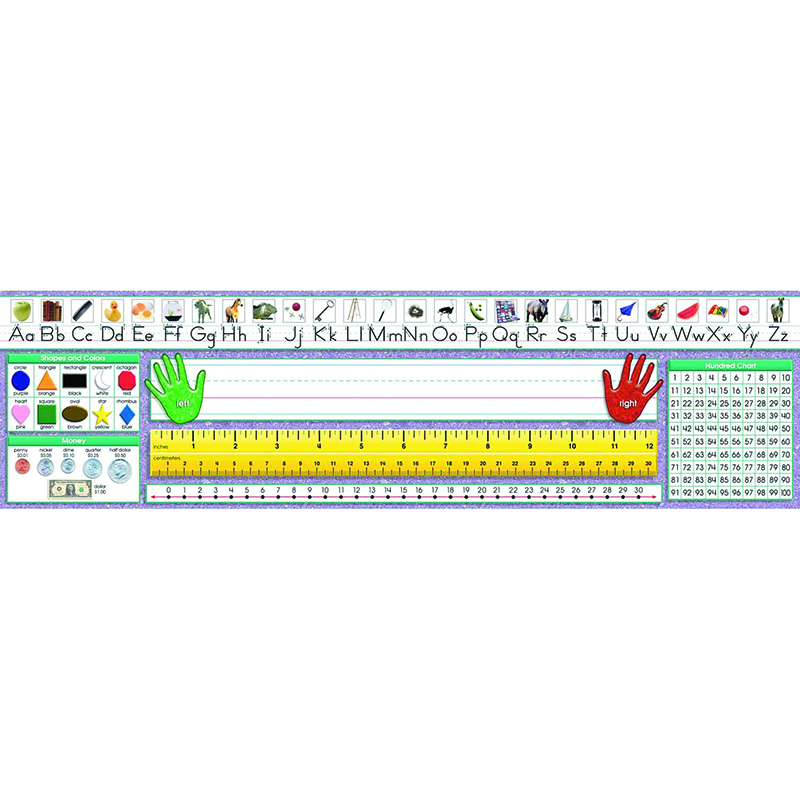 Desk Plate Primary Traditional