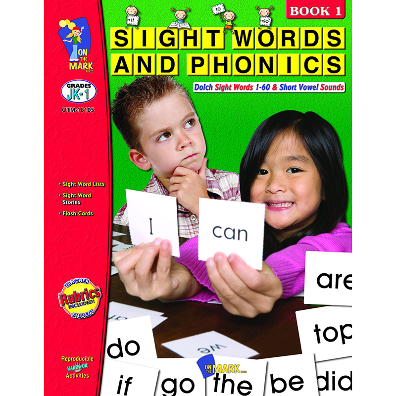 Sight Words Phonics Book 1 Gr Pk-1