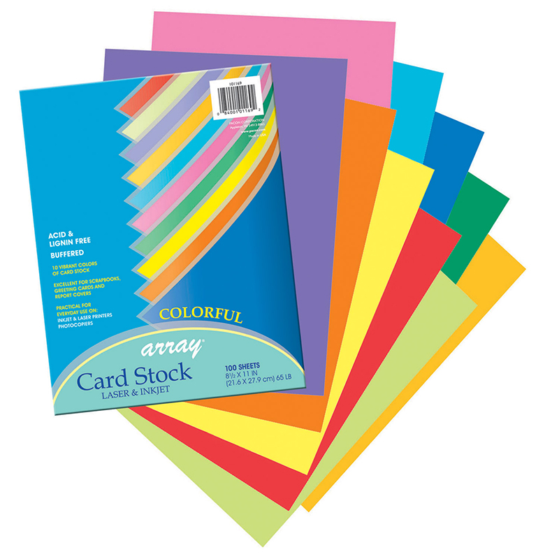 (2 Pk) Array Card Stock Asst