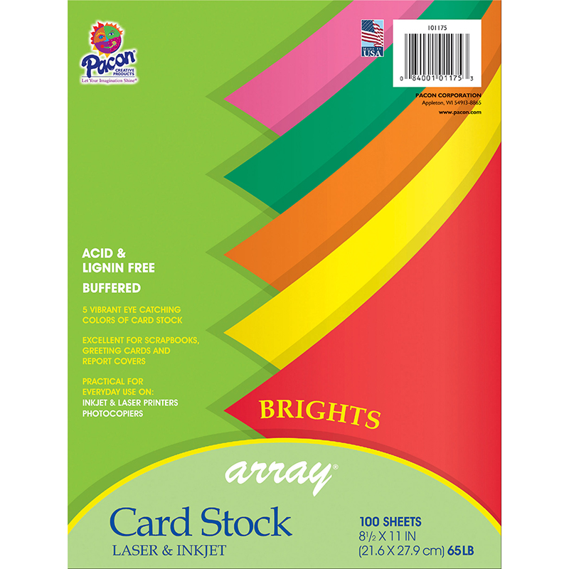 (2 Pk) Array Card Stock Brights