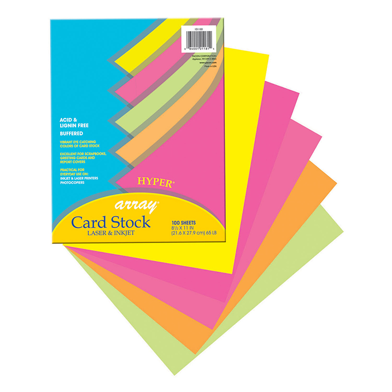 (2 Pk) Array Card Stock Hyper