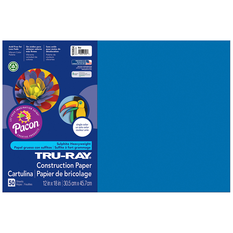 (5 Pk) Tru Ray 12x18 Blue