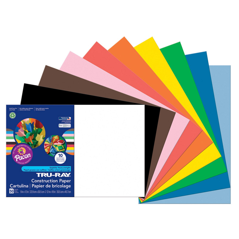 (5 Pk) Tru Ray 12x18 Asst