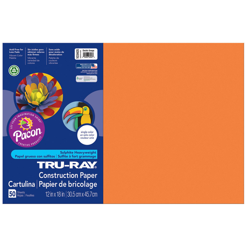 (3 Pk) Tru Ray Electric Org 12x18