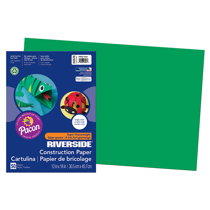 Construction Paper 12x18 Green