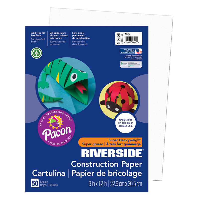 (10 Pk) Riverside 9x12 White