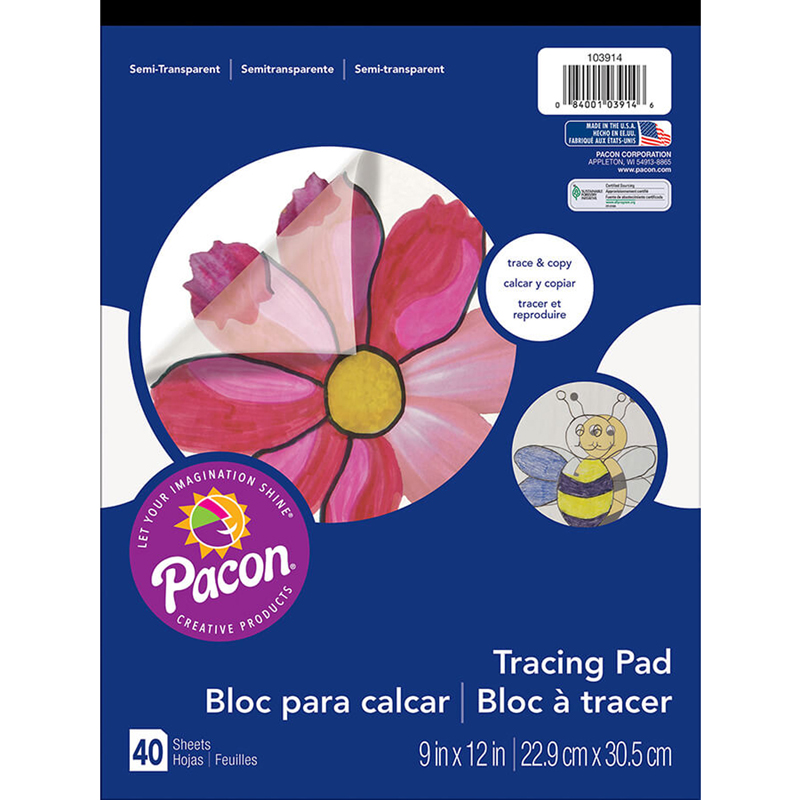 (10 Ea) Tracing Pad 9x12