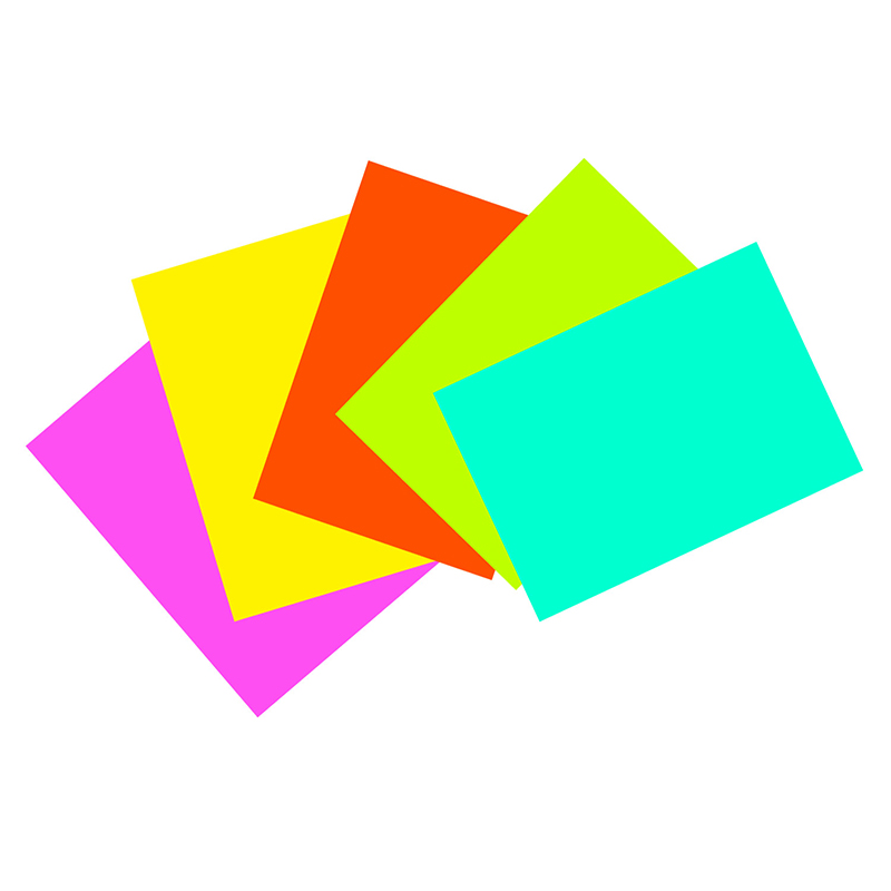 (6 Pk) Super Bright Index Cards 4x6