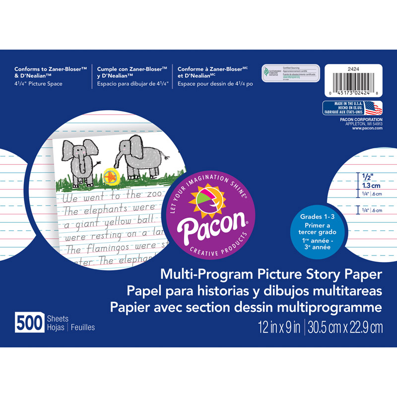 Picture Story Paper 500 Sht 12 X 9