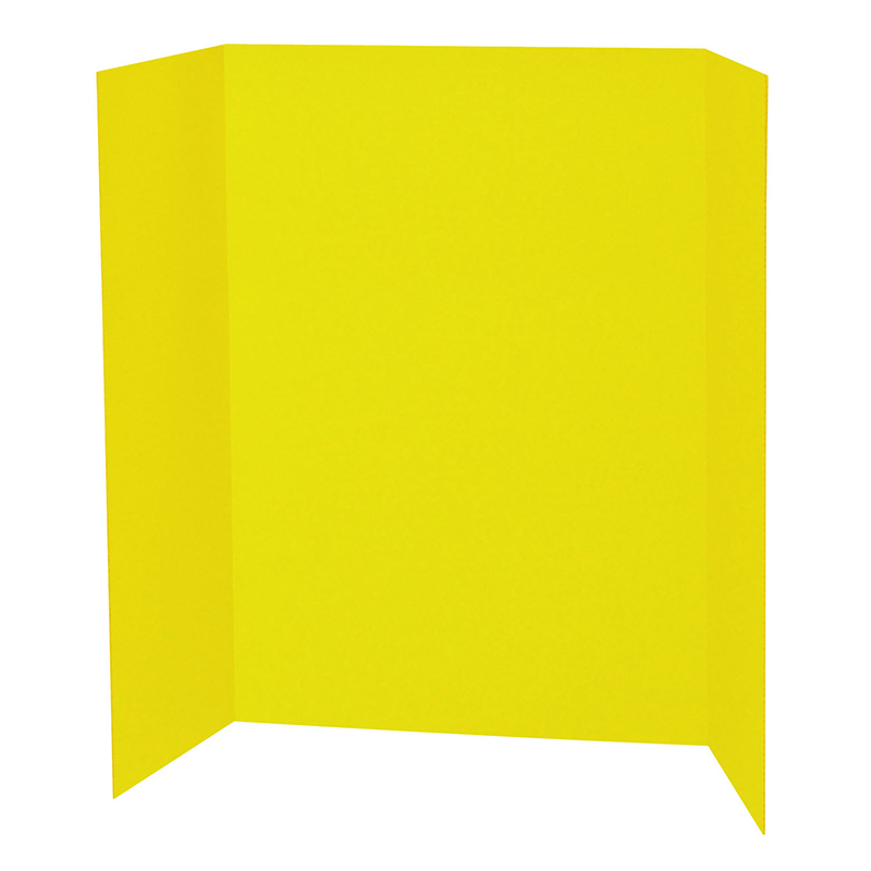 (6 Ea) Yellow Presentation Board