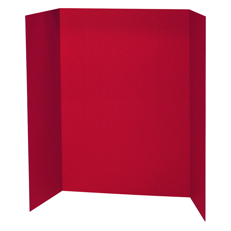 (6 Ea) Red Presentation Board 48x36