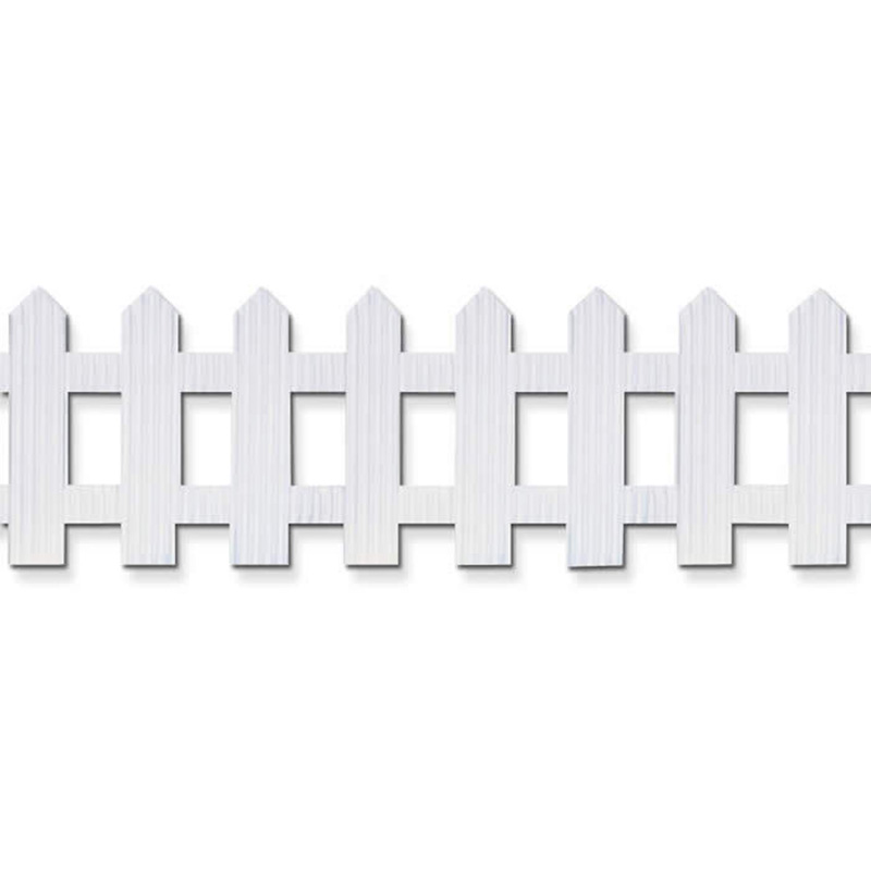 Picket Fence Roll 6x16 White
