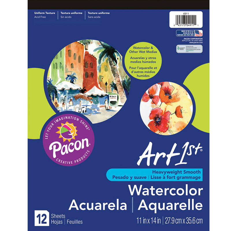 (6 Ea) Art1st Watercolor Pad 11x14