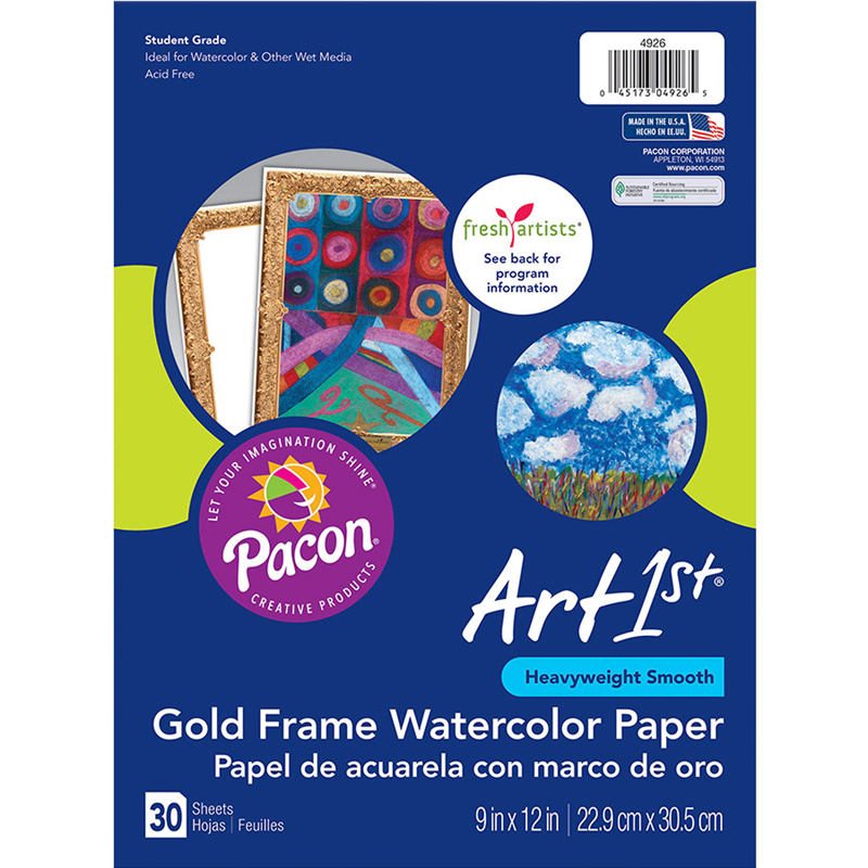 (3 Pk) Art1st Gold Frame Watercolr