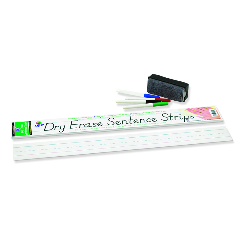 (3 Pk) Dry Erase Sentence Strips