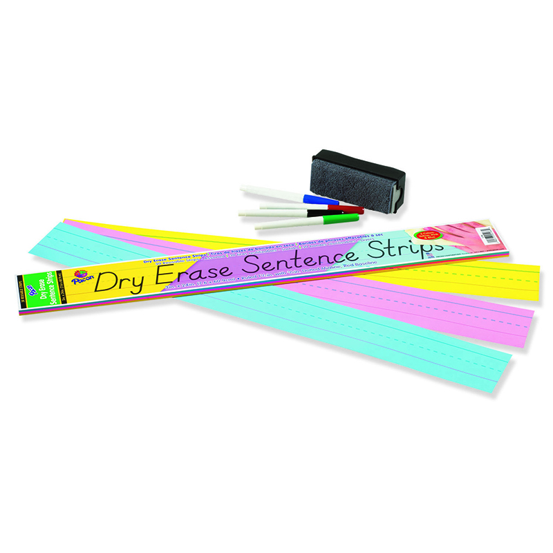 (3 Pk) Dry Erase Sentence Strips