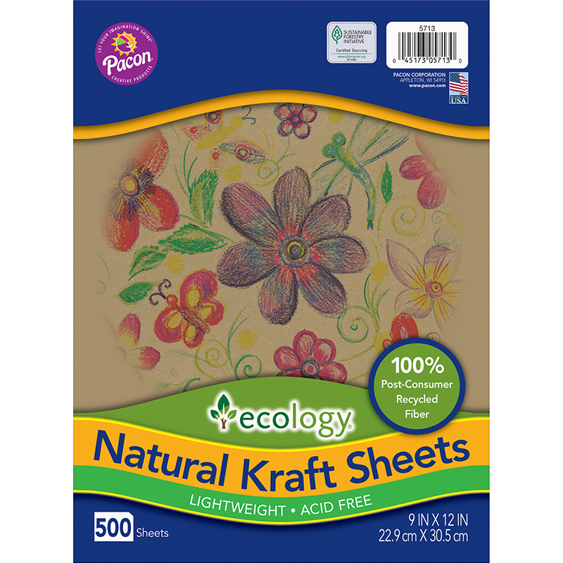 Ecology Natural Kraft Sheets 9x 12