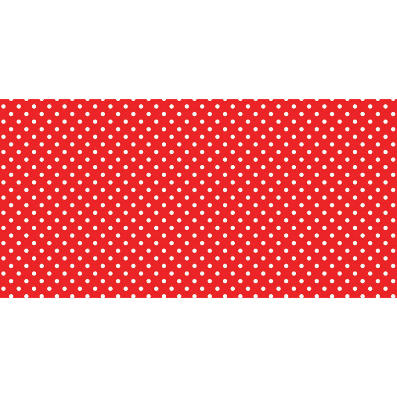 Fadeless 48x50ft Classic Dots Red