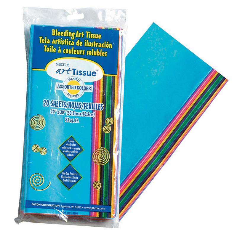 (6 Pk) Art Tissue 20x30 Asst