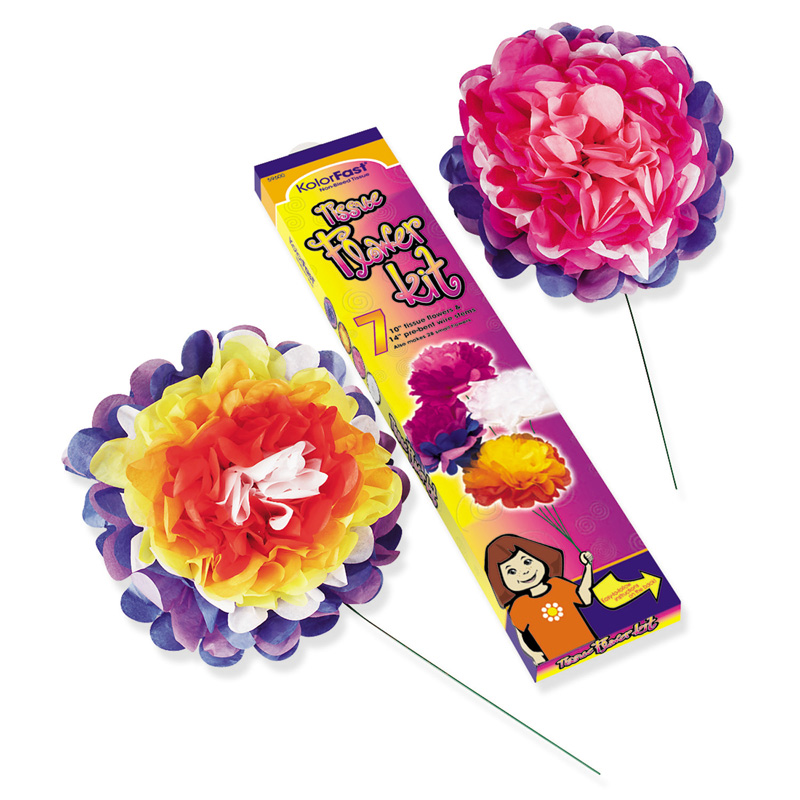 (3 Pk) Tissue Flower Kits