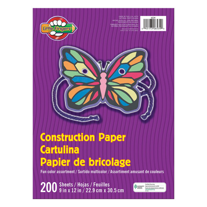 Little Fingers Construction Paper