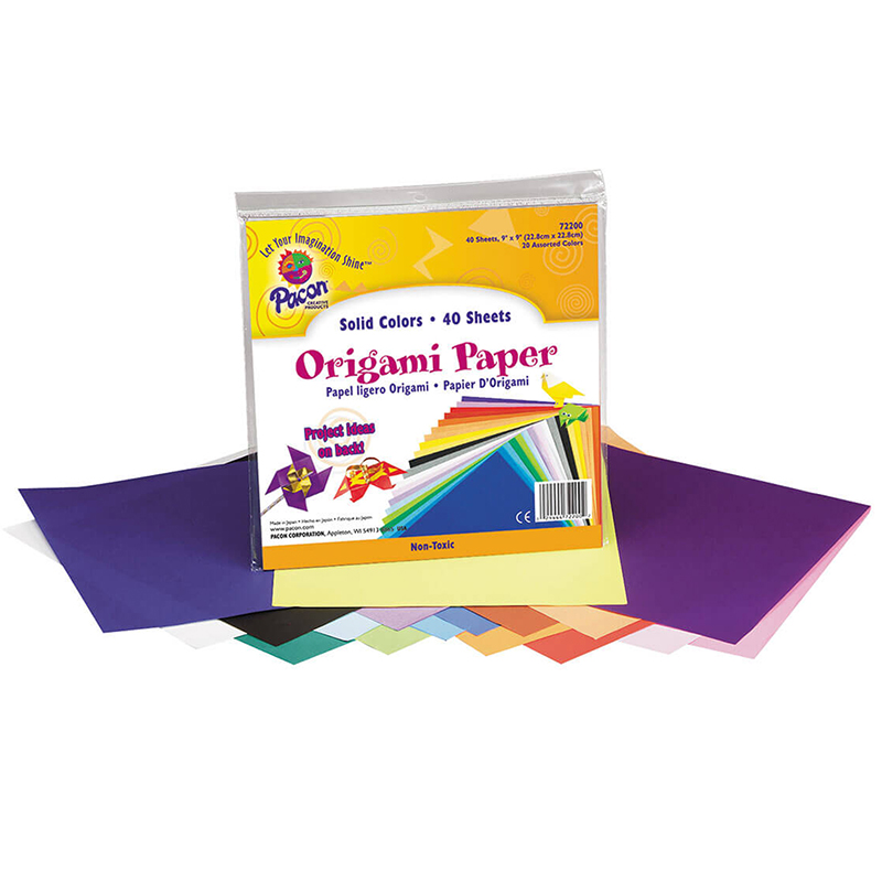 (2 Pk) Origami Paper 9x9 40 Shts