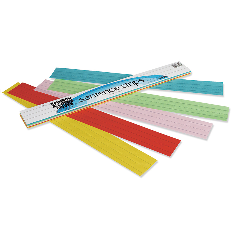 (6 Pk) Rainbow Kraft Sentence