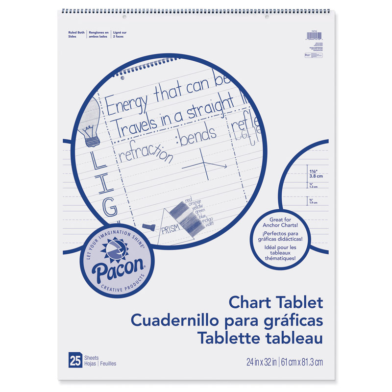 (2 Ea) Chart Tablet 24x32 1.5in