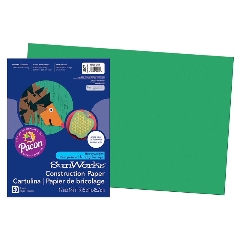 Sunworks 12x18 Holiday Green 50ct