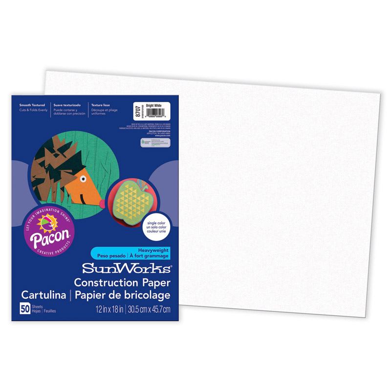 Sunworks 12x18 Bright White 50ct