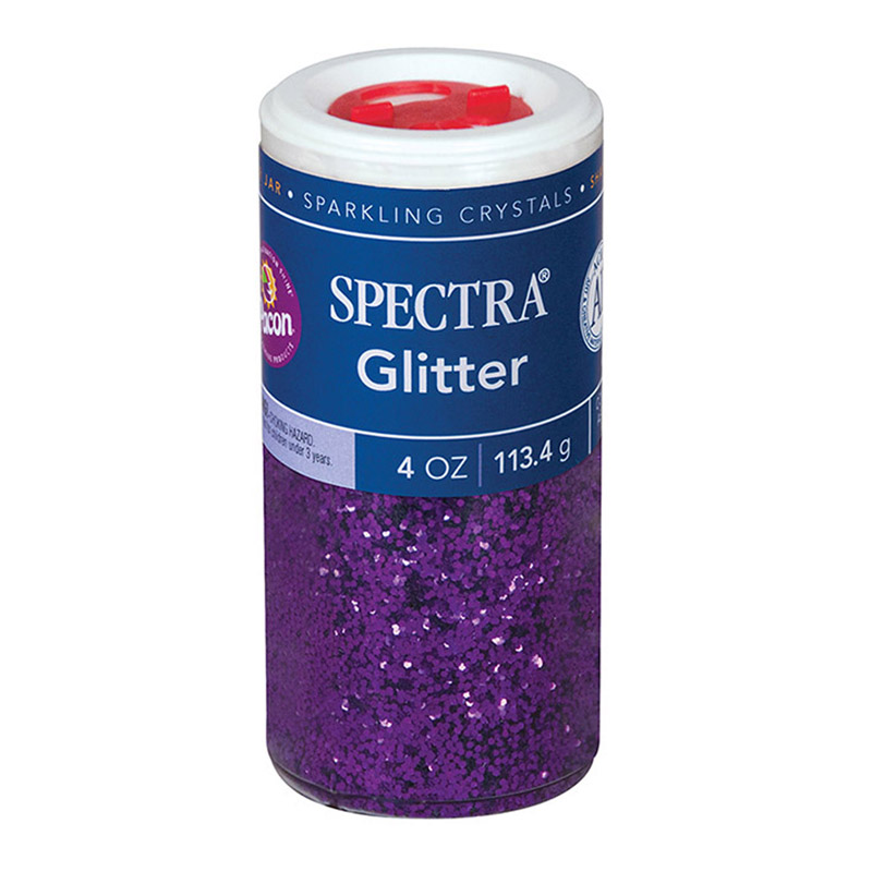(6 Ea) Spectra Glitter 4oz Purple