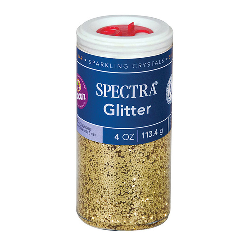 (6 Ea) Glitter 4oz Gold