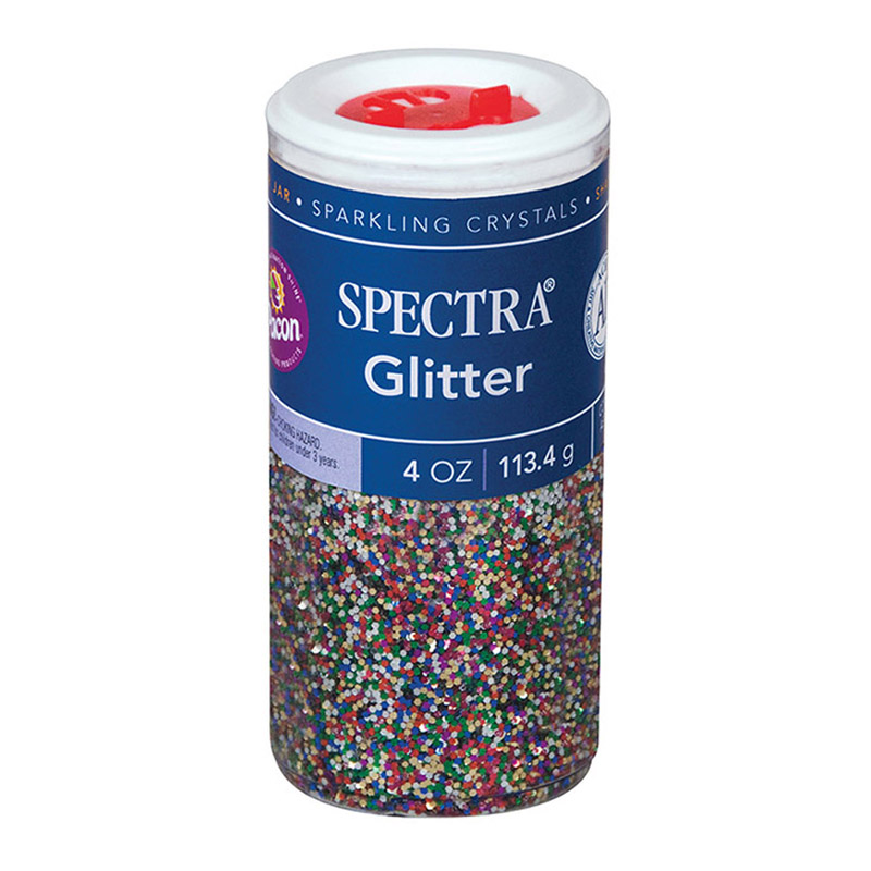 (6 Ea) Spectra Glitter 4oz Multi