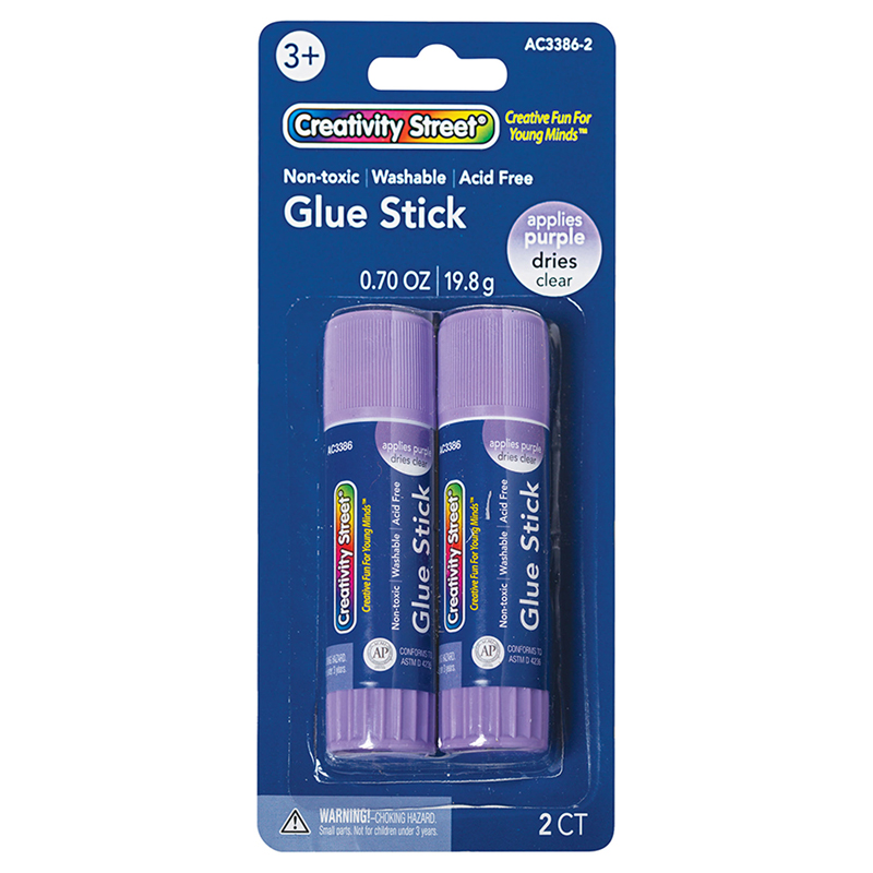 (12 Pk) Purple Glue Sticks 2 Per Pk