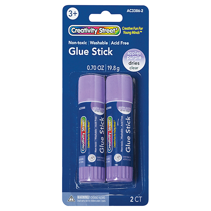 Purple Glue Sticks 2 Pack